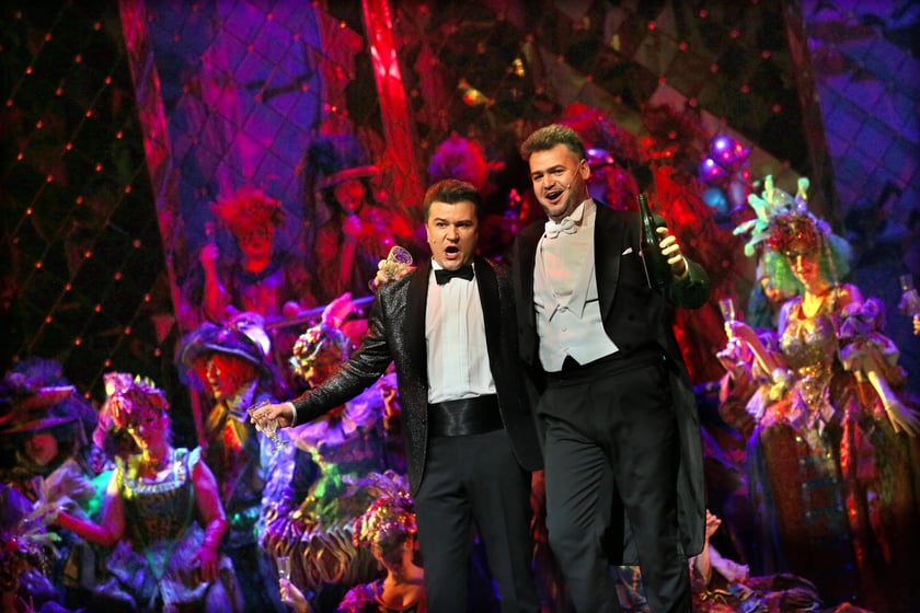 Artyści Opery Wrocławskiej i goście podczas gali &bdquo;Opera Italia&rdquo;