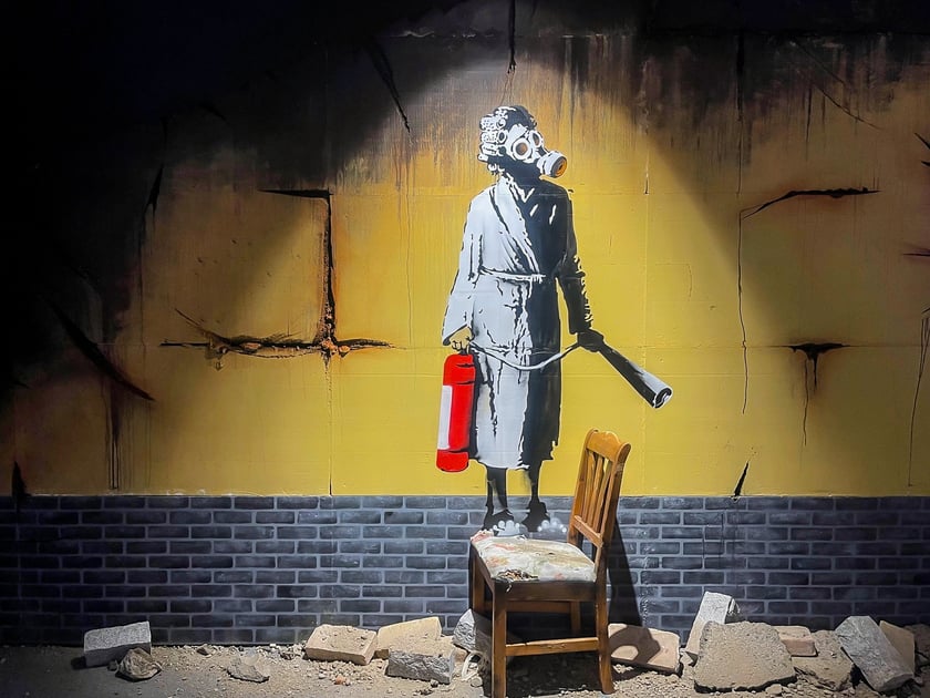 Z wystawy The Mystery of Banksy