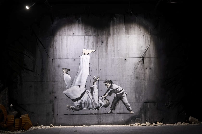 Wystawa The Mystery of Banksy – A Genius Mind, hala IASE, Wrocław