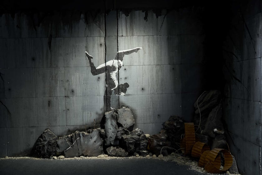 Wystawa The Mystery of Banksy – A Genius Mind, hala IASE, Wrocław