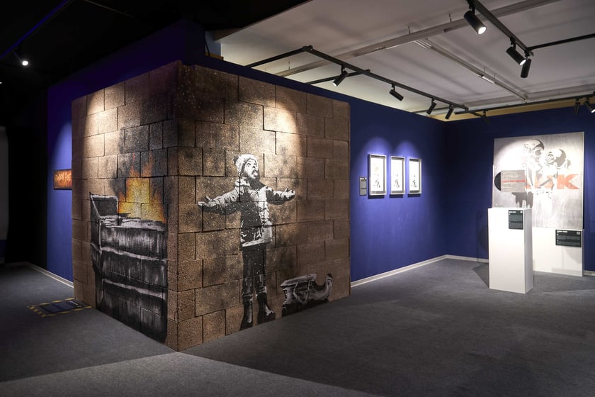 Wystawa The Mystery of Banksy – A Genius Mind, hala IASE, Wrocław