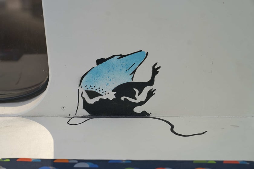 Wystawa The Mystery of Banksy – A Genius Mind, hala IASE, Wrocław