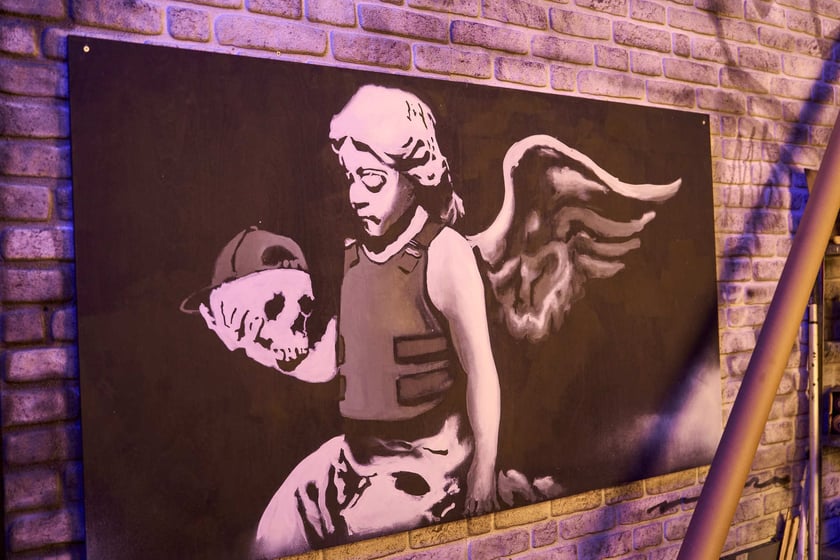 Wystawa The Mystery of Banksy – A Genius Mind, hala IASE, Wrocław