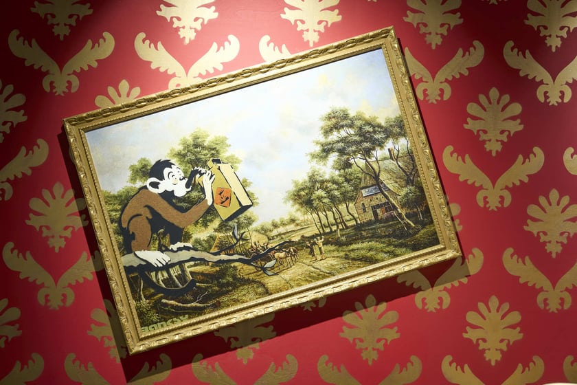 Wystawa The Mystery of Banksy – A Genius Mind, hala IASE, Wrocław