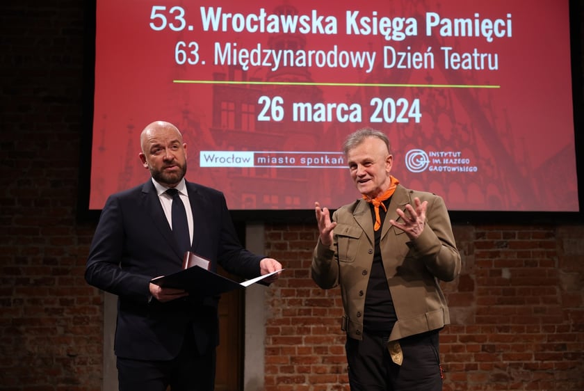 53. Wrocławska Księga Pamięci z okazji 63. Międzynarodowego Dnia Teatru