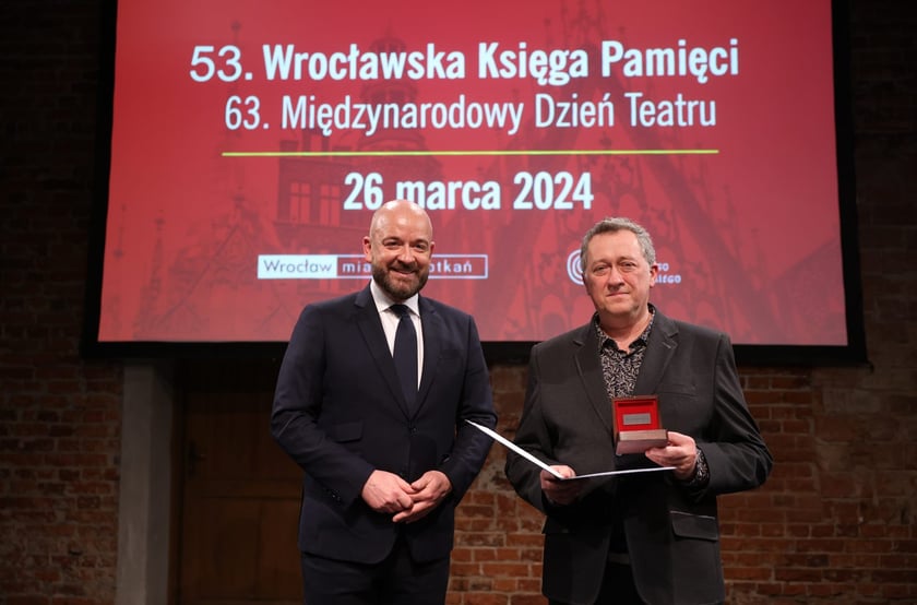 53. Wrocławska Księga Pamięci z okazji 63. Międzynarodowego Dnia Teatru