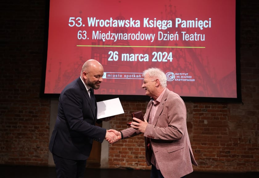 53. Wrocławska Księga Pamięci z okazji 63. Międzynarodowego Dnia Teatru