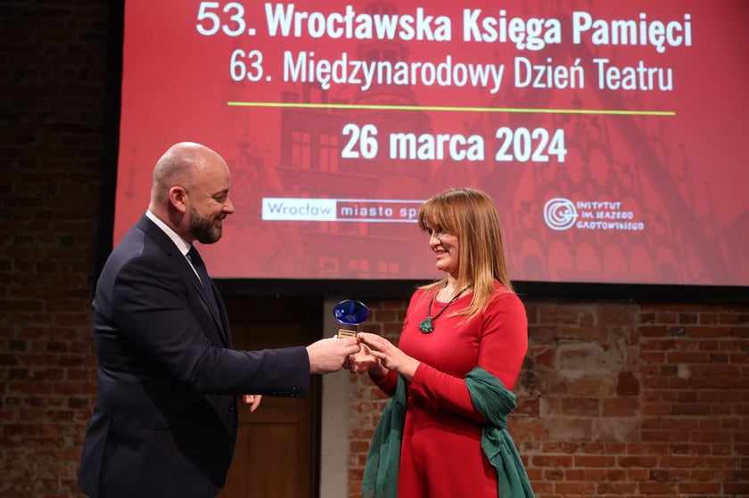 53. Wrocławska Księga Pamięci z okazji 63. Międzynarodowego Dnia Teatru