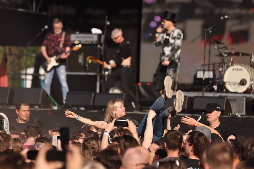 Festiwal 3-Majówka we Wrocławiu - drugi dzień koncertów i zabawa publiczności