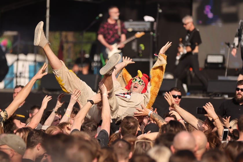 Festiwal 3-Majówka we Wrocławiu - drugi dzień koncertów i zabawa publiczności