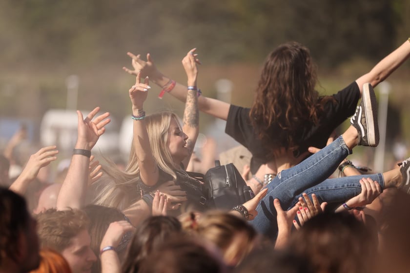 Festiwal 3-Majówka we Wrocławiu - drugi dzień koncertów i zabawa publiczności