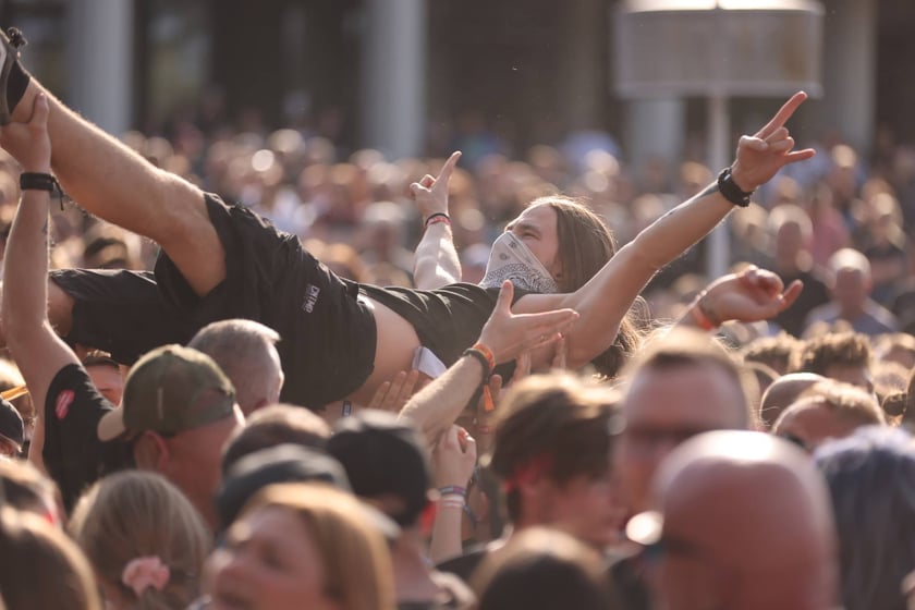 Festiwal 3-Majówka we Wrocławiu - drugi dzień koncertów i zabawa publiczności