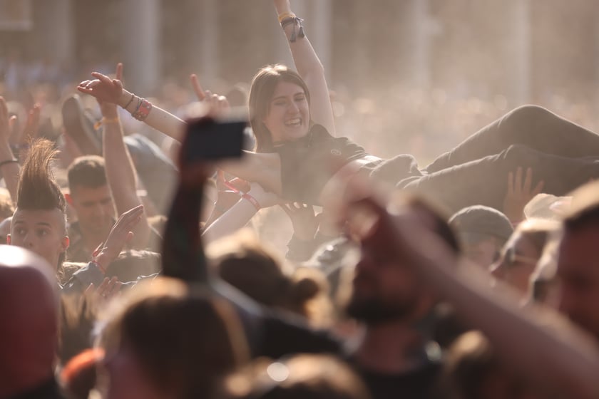 Festiwal 3-Majówka we Wrocławiu - drugi dzień koncertów i zabawa publiczności