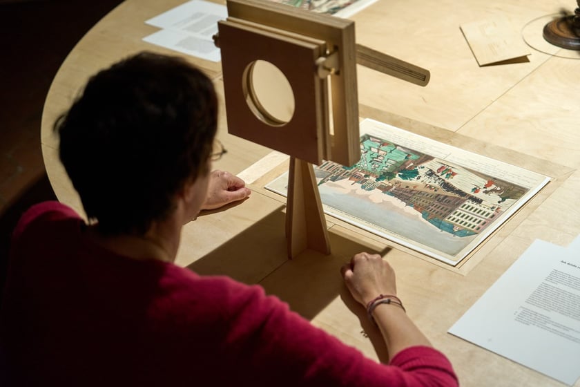 Wystawa &bdquo;Vue d&rsquo;optique i maszyny optyczne&rdquo; w Muzeum Architektury do 4 sierpnia