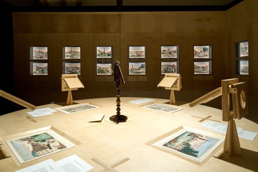 Wystawa &bdquo;Vue d&rsquo;optique i maszyny optyczne&rdquo; w Muzeum Architektury do 4 sierpnia