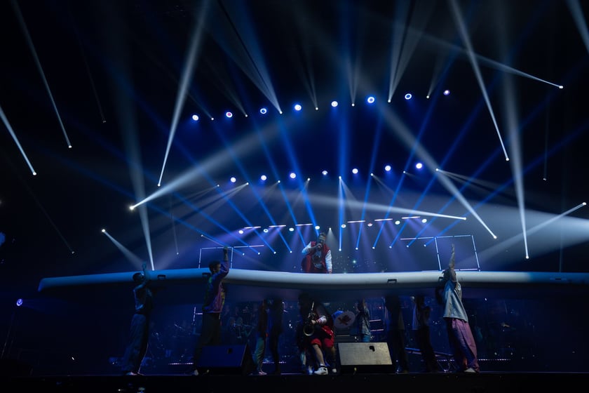 Wielkie show w Hali stulecia. Koncert "Gwiazdozbiór Aniołów. In varietae concordia".