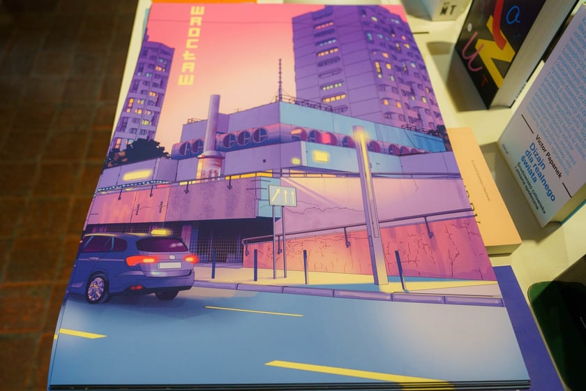 Gadżety w księgarni w Muzem Architektury