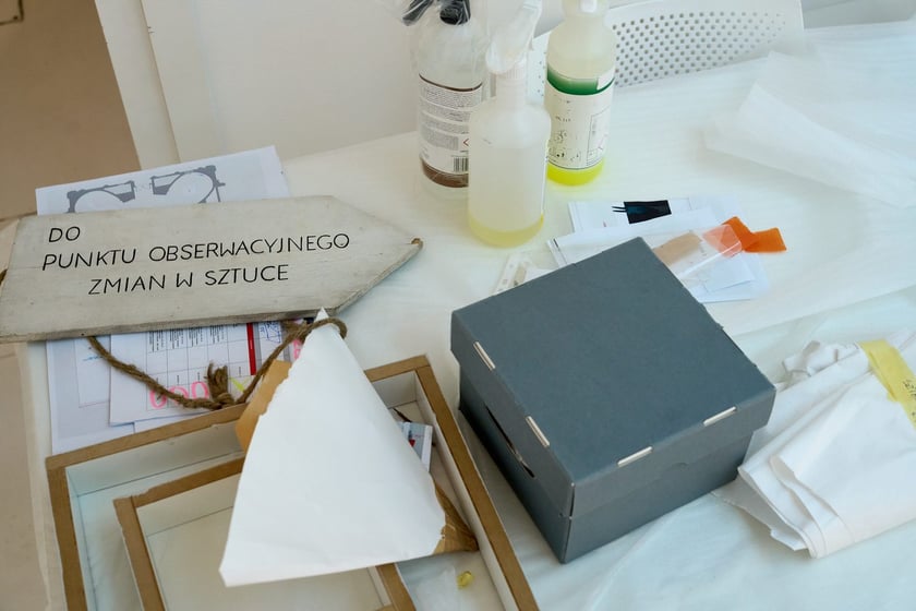 Prace Marii Pinińskiej-Bereś na wystawie w Pawilonie Czterech Kopuł we Wrocławiu