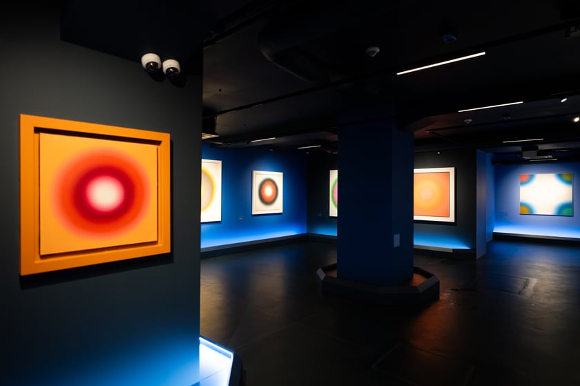 Prace Wojciecha Fangora na wystawie &bdquo;American Dream&rdquo; w Krupa Art Foundation
