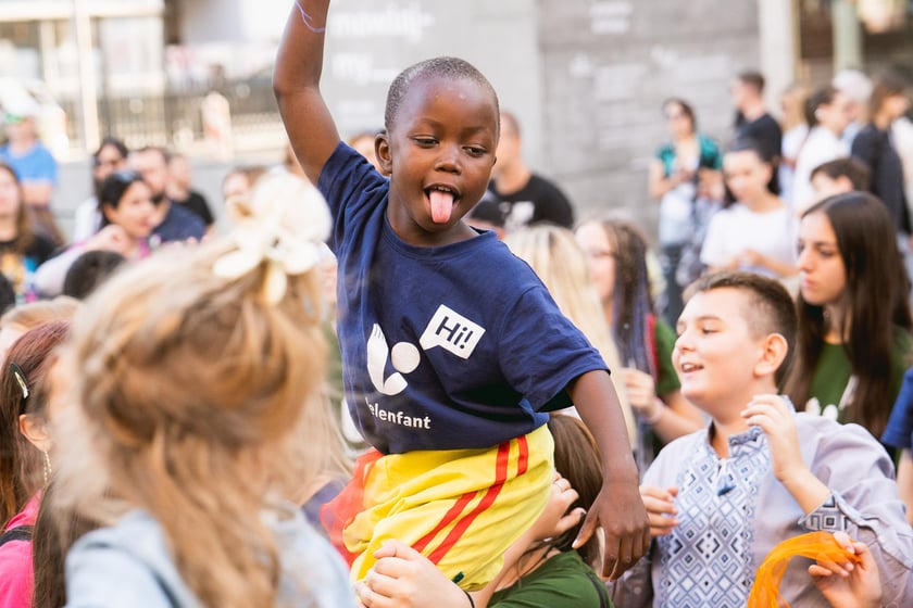 Kolorowa parada Lelenfant na ulicach Wrocławia, 29.07.2024