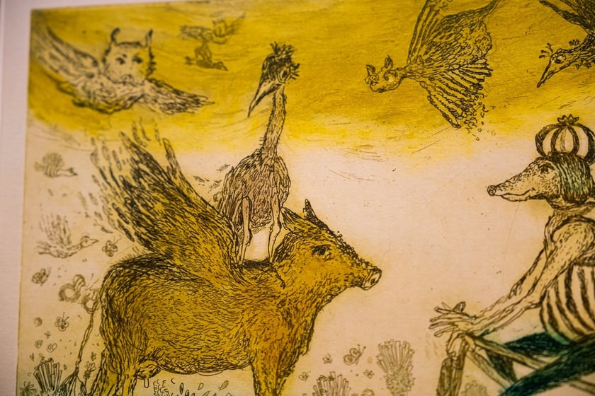 Prace Edyty Purzyckiej na wystawie w Pałacu Kr&oacute;lewskim (Muzeum Miejskim Wrocławia)&nbsp;