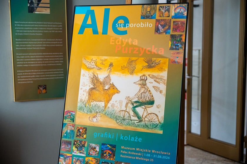 Prace Edyty Purzyckiej na wystawie w Pałacu Kr&oacute;lewskim (Muzeum Miejskim Wrocławia)&nbsp;