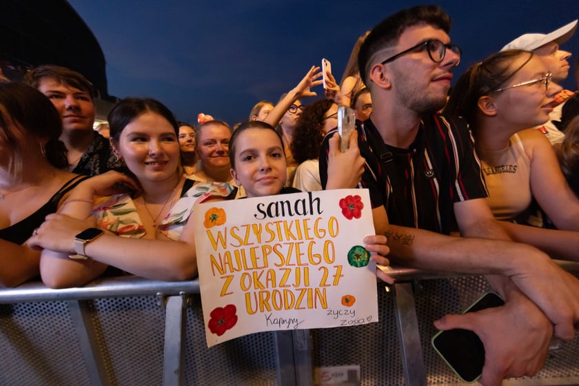 Koncert sanah na terenach zielonych stadiony Tarczyński Arena