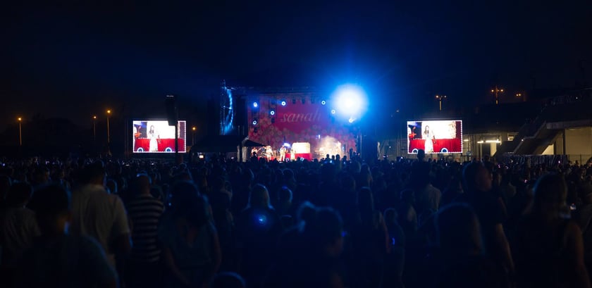 Koncert sanah na terenach zielonych stadiony Tarczyński Arena