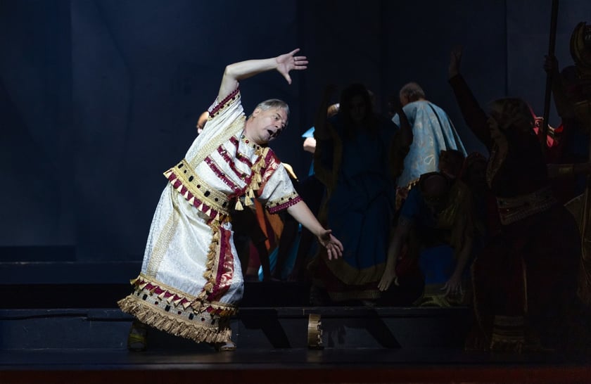 Pr&oacute;ba do spektaklu &bdquo;Nabucco&rdquo; w Operze Wrocławskiej