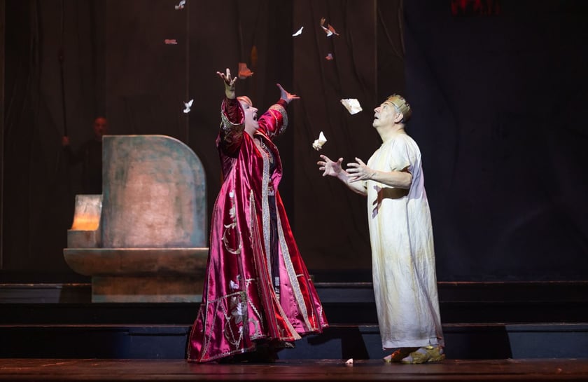Pr&oacute;ba do spektaklu &bdquo;Nabucco&rdquo; w Operze Wrocławskiej