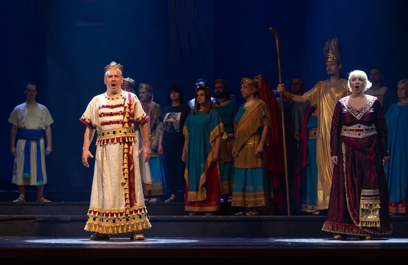 Pr&oacute;ba do spektaklu &bdquo;Nabucco&rdquo; w Operze Wrocławskiej