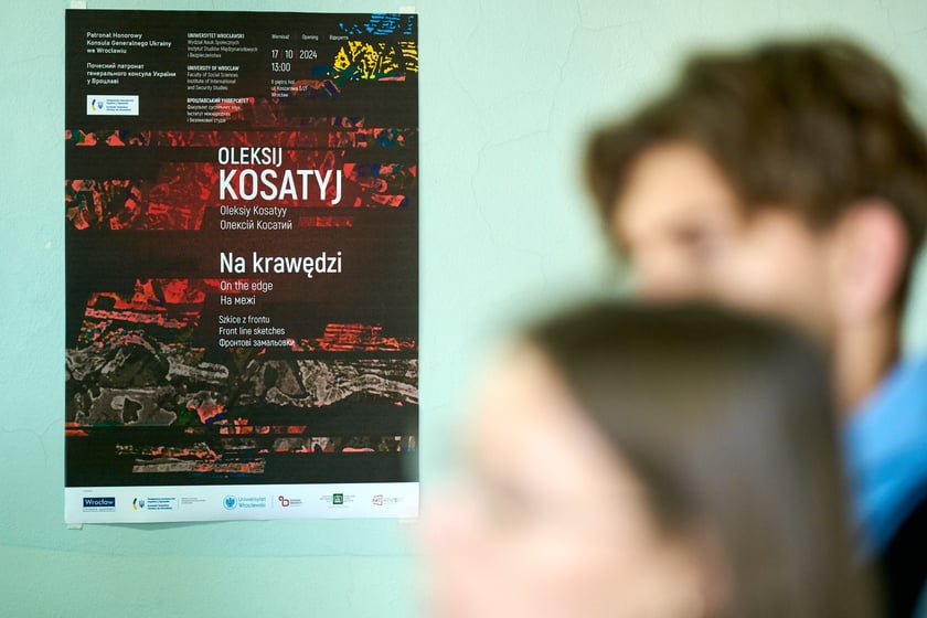 Wernisaż wystawy "Na krawędzi" w budynku UWr przy Koszarowej