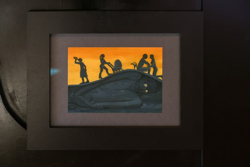 Zdjęcie z wystawy "Świątynia Baśni" w galerii BWA Wrocław Główny