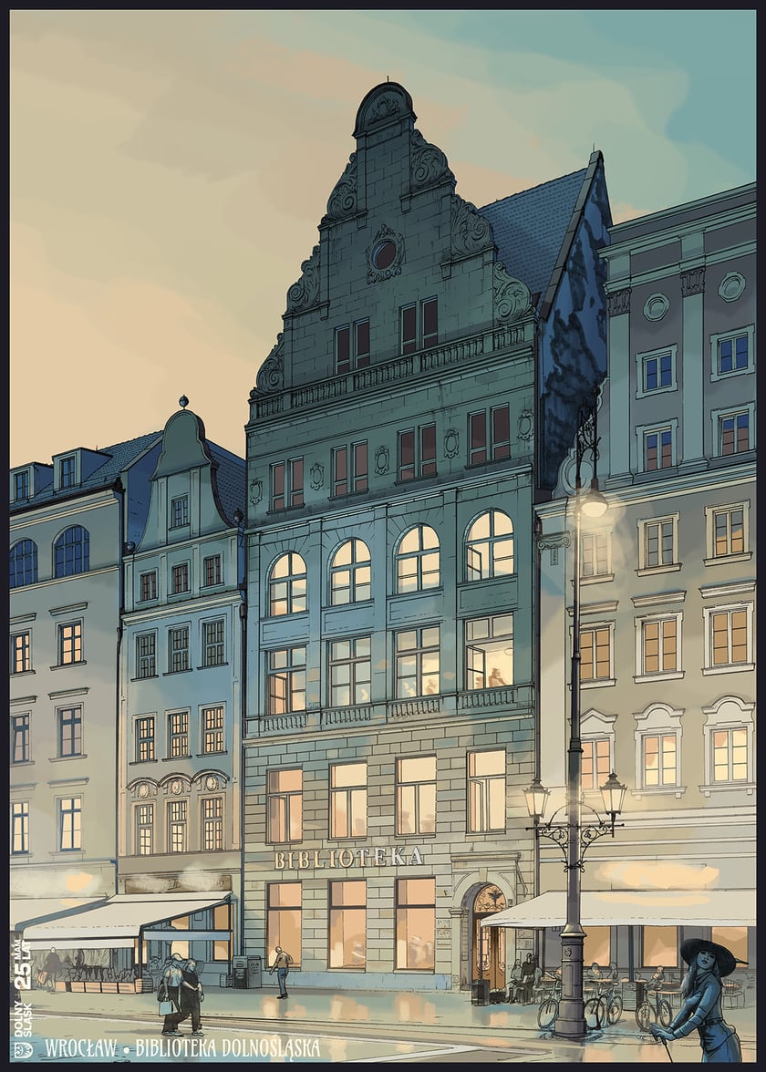 Biblioteka na wrocławskim Rynku.