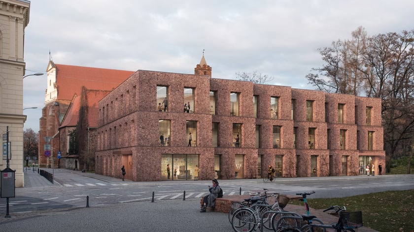 Drugą nagrodę przyznano wrocławskiej pracowni Ch+ Architekci.&nbsp;Drugą nagrodę przyznano wrocławskiej pracowni Ch+ Architekci