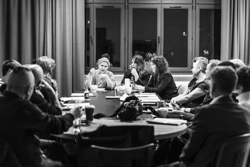 Pierwsze pr&oacute;by czytane do spektaklu &bdquo;Heksy&rdquo; w Teatrze Polskim w Podziemiu