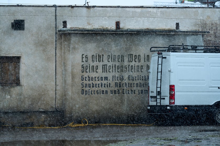 Zdjęcia z planu filmu "Każda z nas", z Diane Kruger - produkacja powstaje pod Wrocławiem