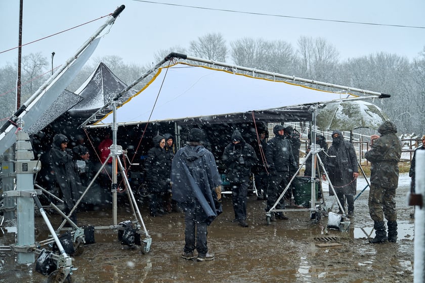 Zdjęcia z planu filmu "Każda z nas", z Diane Kruger - produkacja powstaje pod Wrocławiem