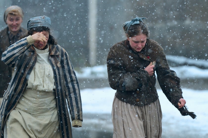 Zdjęcia z planu filmu "Każda z nas", z Diane Kruger - produkacja powstaje pod Wrocławiem