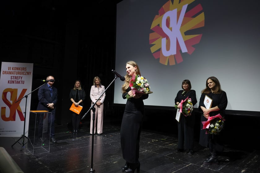 Gala wręczenia nagr&oacute;d w VI edycji Konkursu Strefy Kontaktu we Wrocławskim Teatrze Wsp&oacute;łczesnym &ndash; Aleksandra Zielińska