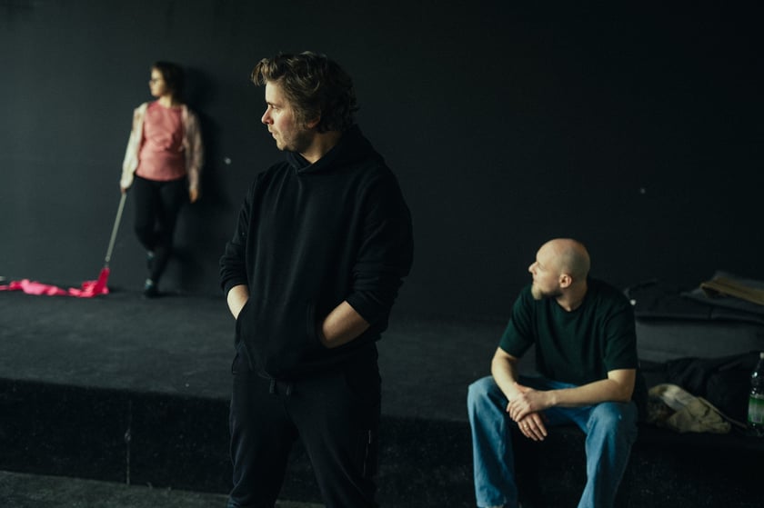 Teatr KAMBAK - próby do nowego spektaklu i remont nowej sceny