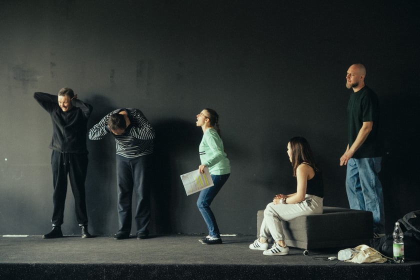 Teatr KAMBAK - próby do nowego spektaklu i remont nowej sceny