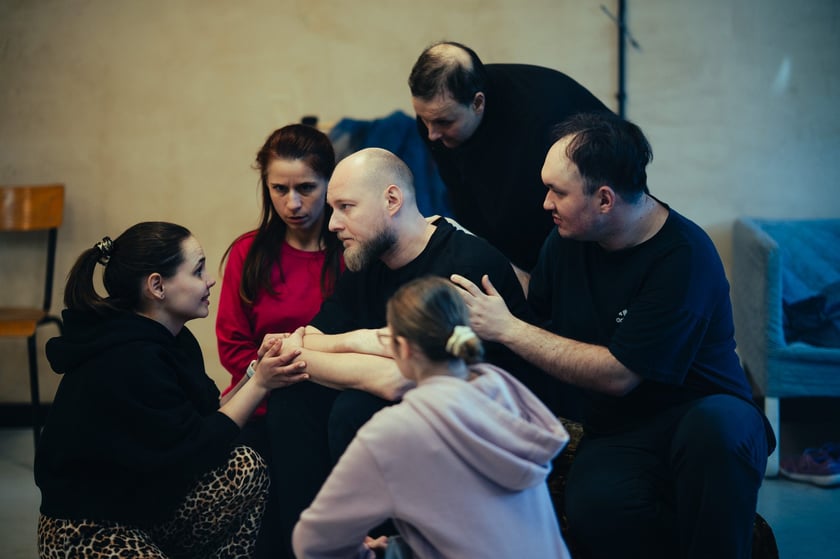Teatr KAMBAK - próby do nowego spektaklu i remont nowej sceny