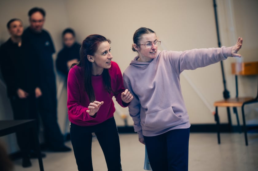 Teatr KAMBAK - próby do nowego spektaklu i remont nowej sceny