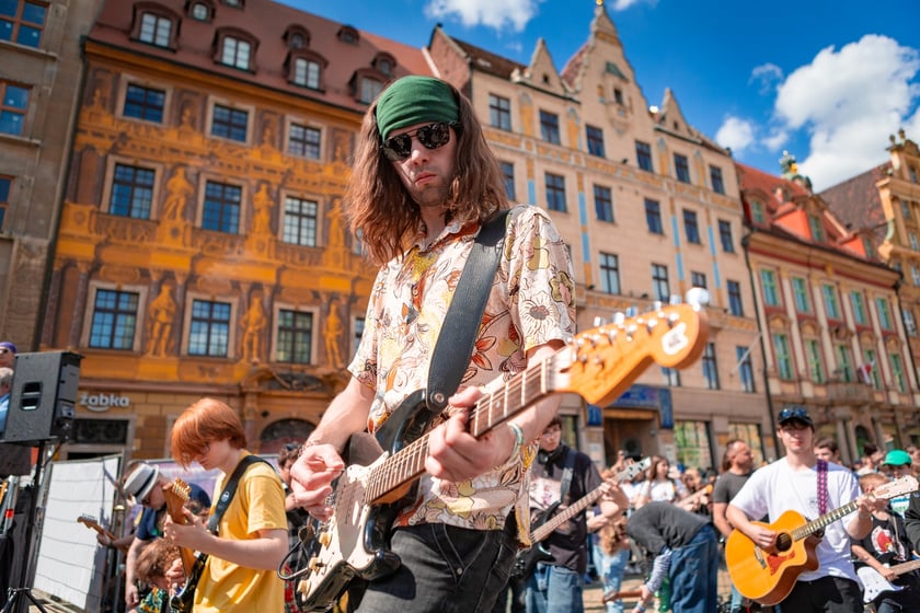 Gitarowy Rekord Świata 2025 na wrocławskim rynku