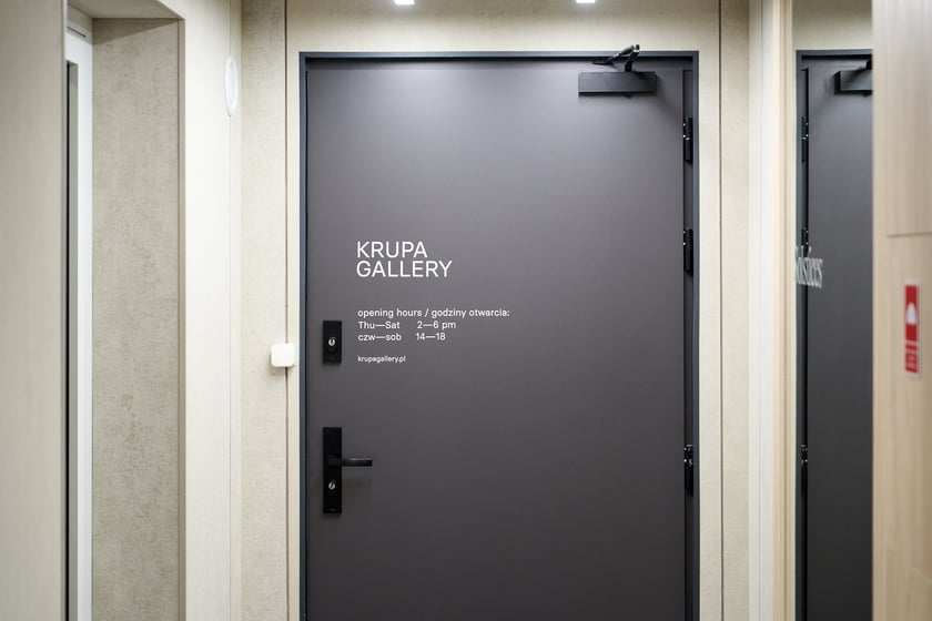 Krupa Gallery mieści się przy ul. księcia Witolda 48/70, na 8 pietrze