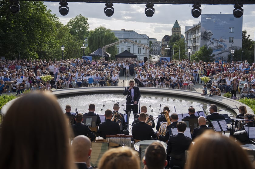 Koncert orkiestry wojskowej na Bastionie Sakwowym 20 czerwca