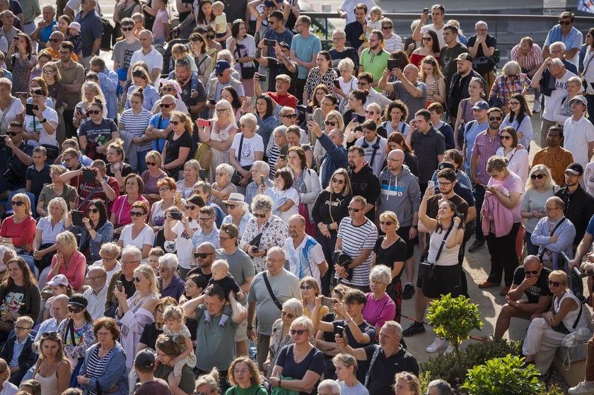 Koncert orkiestry wojskowej na Bastionie Sakwowym 20 czerwca