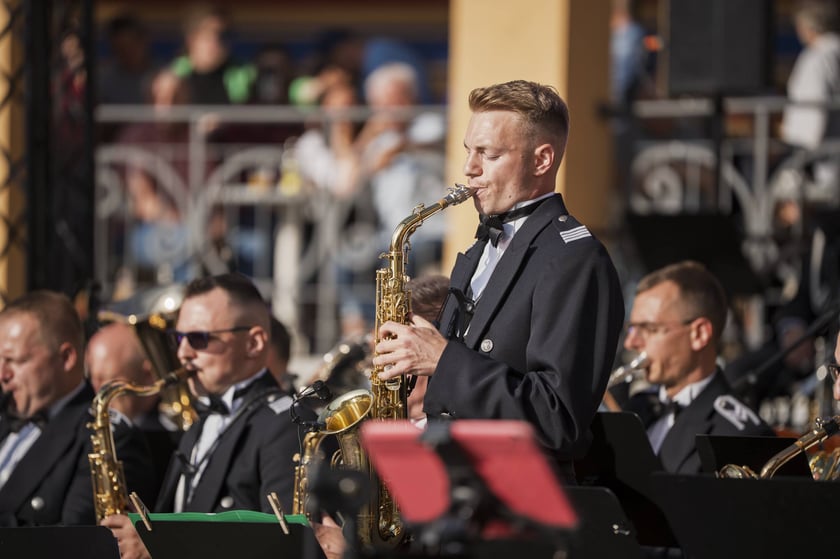 Koncert orkiestry wojskowej na Bastionie Sakwowym 20 czerwca