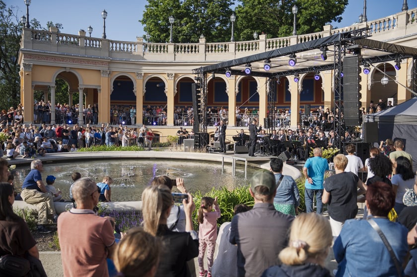 Koncert orkiestry wojskowej na Bastionie Sakwowym 20 czerwca